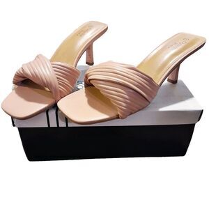 Ophelia Roe Women’s Blush Morgan Heeled Sandal Size 10 NWB